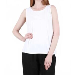 NEW HABITAT core travel tank top in white